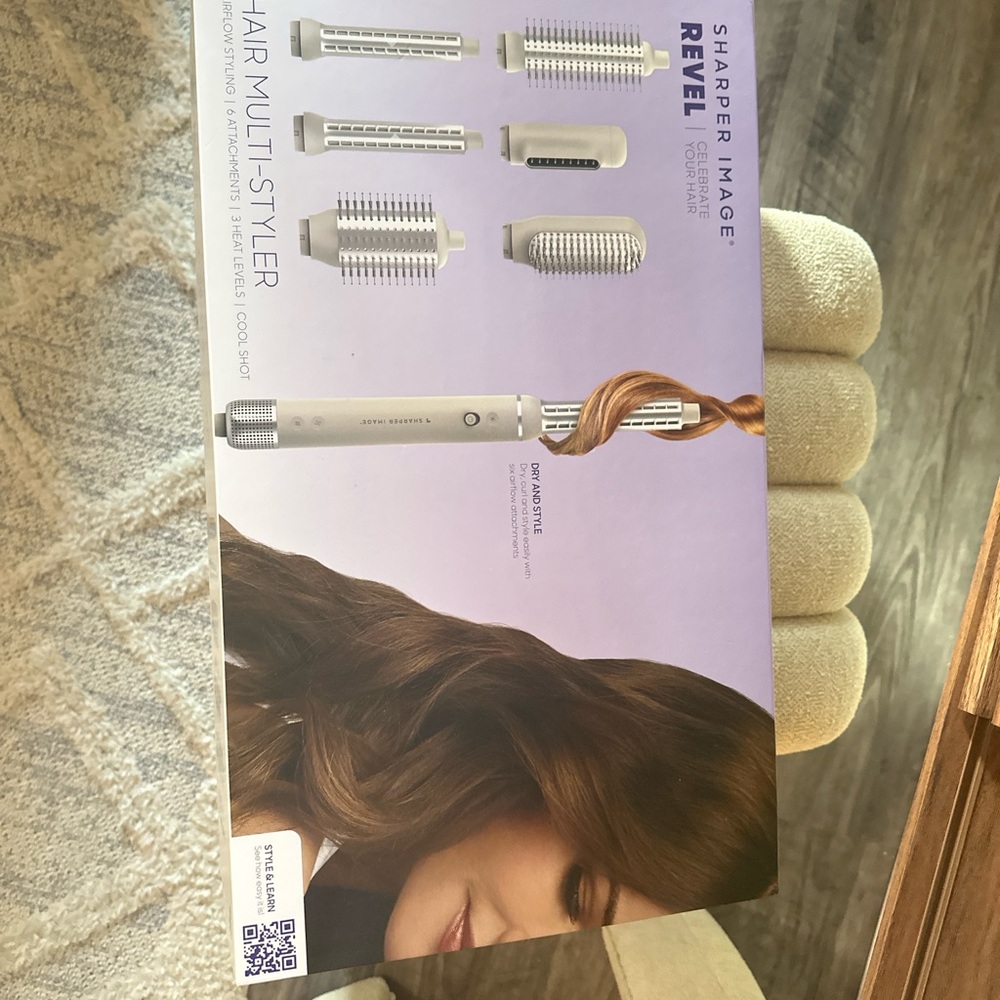 Sharper Image Silver Hair Styling Tool